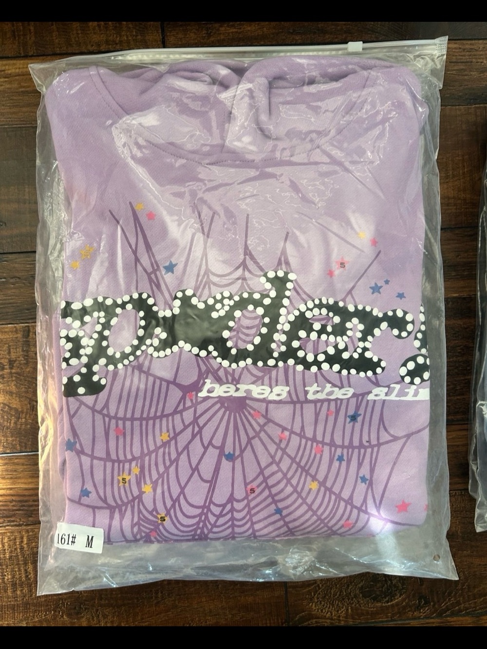 Light Purple Hooded Spyder Sweatshirt